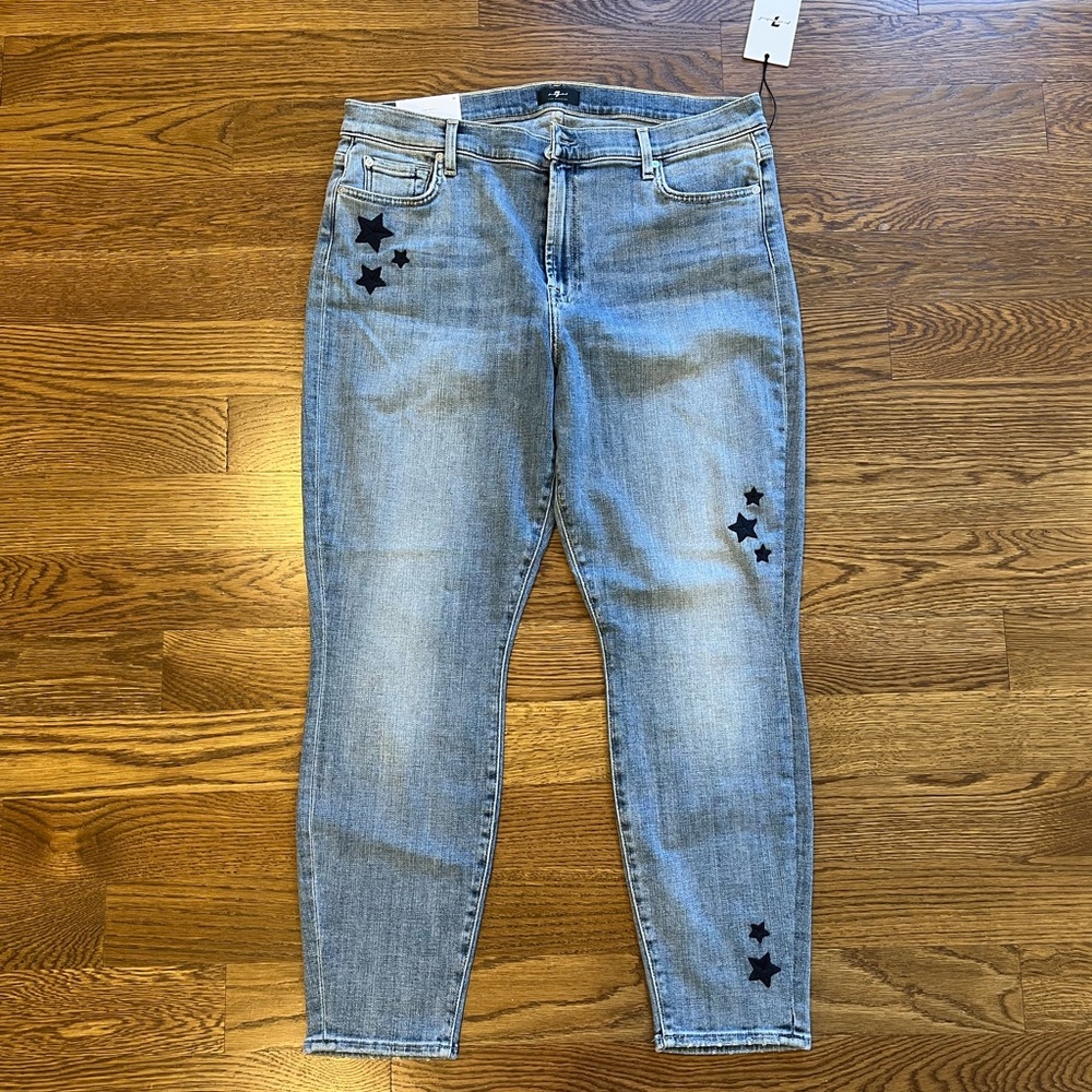 7 for all mankind the ankle skinny